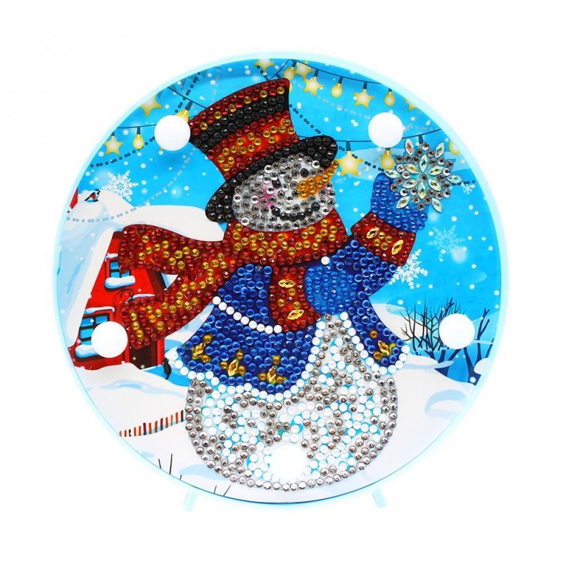 LED Snowman Night Li...
