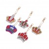 5pcs Crown Keychains