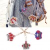 5pcs Crown Keychains