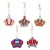 5pcs Crown Keychains