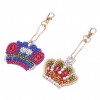 5pcs Crown Keychains