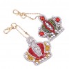5pcs Crown Keychains