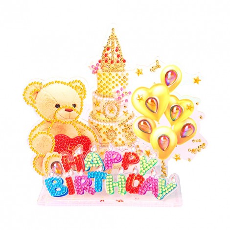 DIY Stickers - Birthday Bear