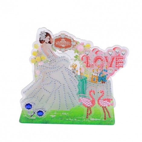 DIY Stickers - The Princess And The Flamingo