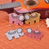 4pcs Elephant Key Rings