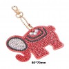 4pcs Elephant Key Rings