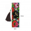 Leather Flower Tassel Art Book Marks