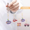 DIY Keychain - 4Pcs Aircraft Car
