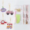 DIY Keychain - 4Pcs Aircraft Car