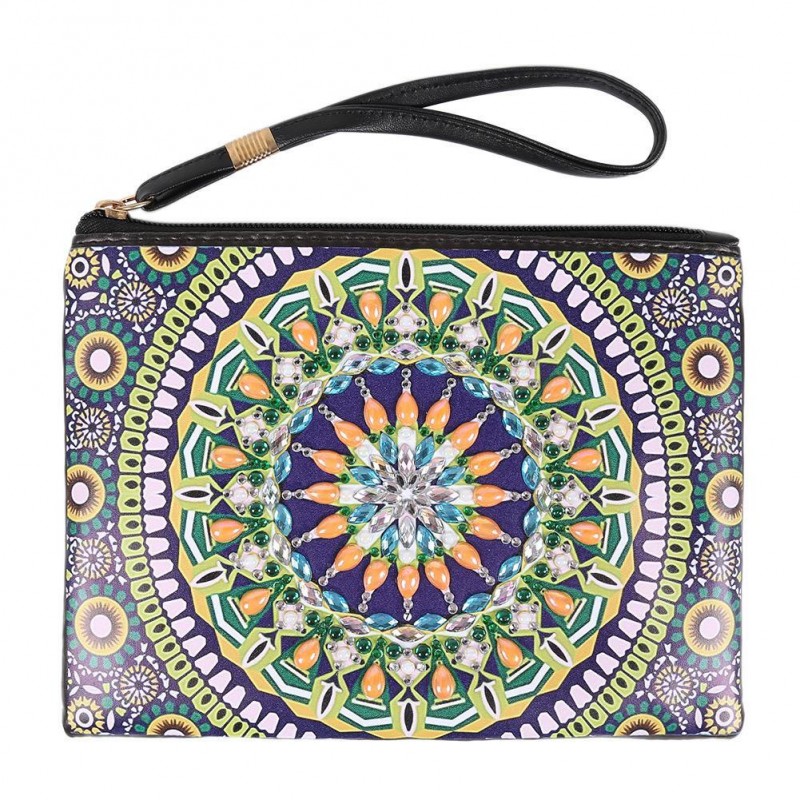 Mandala Wristlet Bag...