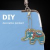 5pcs Elephant Keyring Keychains