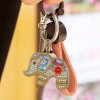 5pcs Elephant Keyring Keychains