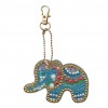 5pcs Elephant Keyring Keychains