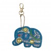5pcs Elephant Keyring Keychains
