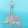 5pcs Elephant Keyring Keychains