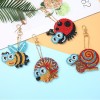 DIY Keychain - 4Pcs Big Eye Animals