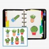DIY Stickers - 8Pcs Cactus