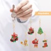 DIY Keychain - 5Pcs Christmas Snowman