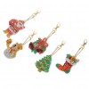DIY Keychain - 5Pcs Christmas Snowman