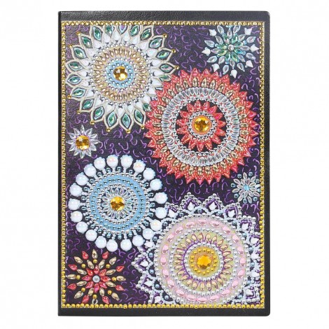 Mandala 50 Pages A5 Notebook Sketchbook