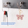 3pcs Metal Special Shape Butterfly Keychain