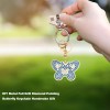 3pcs Metal Special Shape Butterfly Keychain