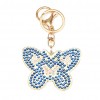 3pcs Metal Special Shape Butterfly Keychain