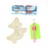 3pcs Metal Special Shape Butterfly Keychain