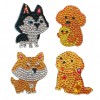 4pcs Dog Keychain Special Women Bag Keyring