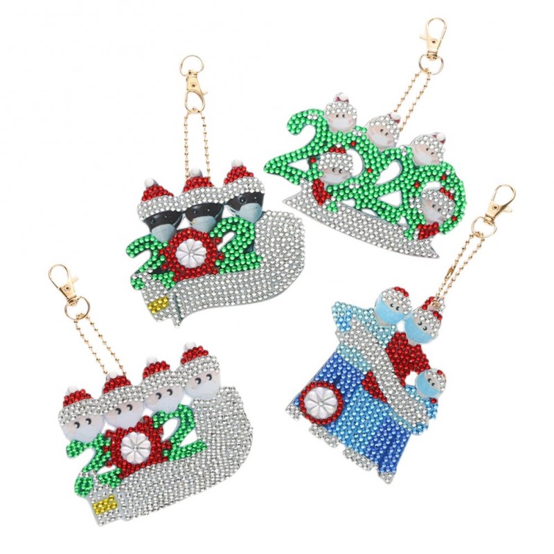 4pcs Christmas 2020 ...