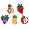 5pcs Fruit Keychains Jewelry