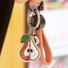 5pcs Fruit Keychains Jewelry