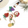 5pcs Fruit Keychains Jewelry