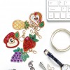 5pcs Fruit Keychains Jewelry