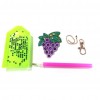 5pcs Fruit Keychains Jewelry