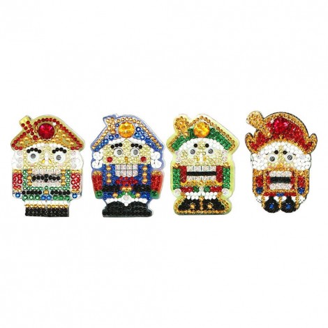 4pcs Soldier Bag Keychains