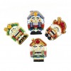 4pcs Soldier Bag Keychains