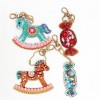 4pcs Horse Candy Keychains