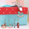 4pcs Horse Candy Keychains