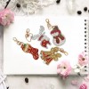 4pcs Christmas Keyring