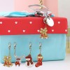 4pcs Christmas Keyring