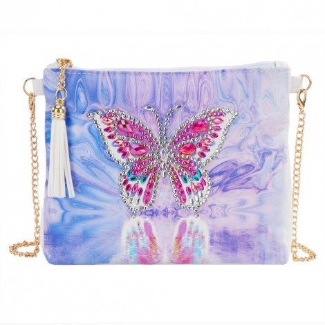 Butterfly Leather Chain Shoulder Bags