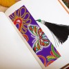 Leather Butterfly Tassel Book Marks