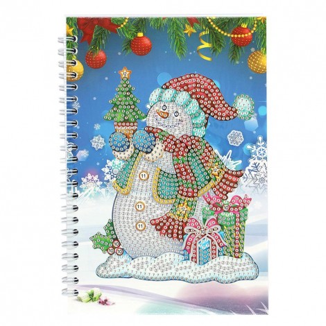 Snowman 50 Pages A5 Notebook Notepad