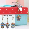 4pcs Keychain Skull Ornament
