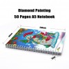 Snowman 50 Pages A5 Notebook Notepad