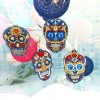 4pcs Keychain Skull Ornament
