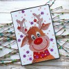 Christmas Elk 60 Pages A5 Notebook