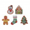 5pcs Christmas Women Keyring