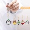 DIY Keychain - 4Pcs Christmas Big Fat